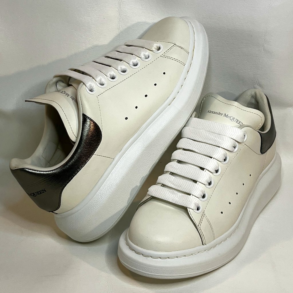 Alexander Mcqueen White / Black Pearl Sneaker